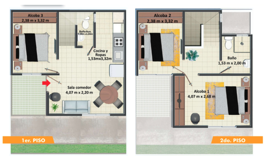 casa tipo 3